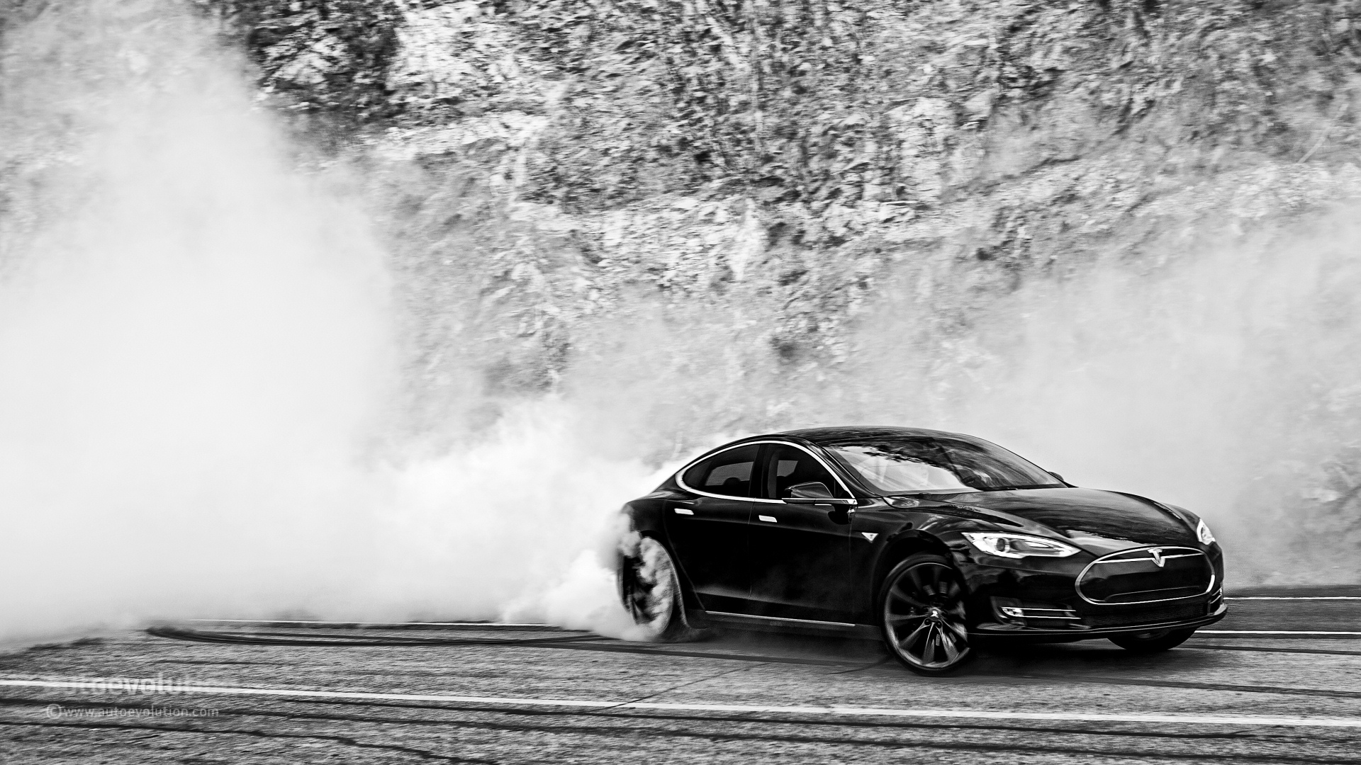Tesla's Model S may be labeled as a performance sedan, especially in the P85 guise we drove, but, for some, it could sound silly to try to bake donuts in an ...