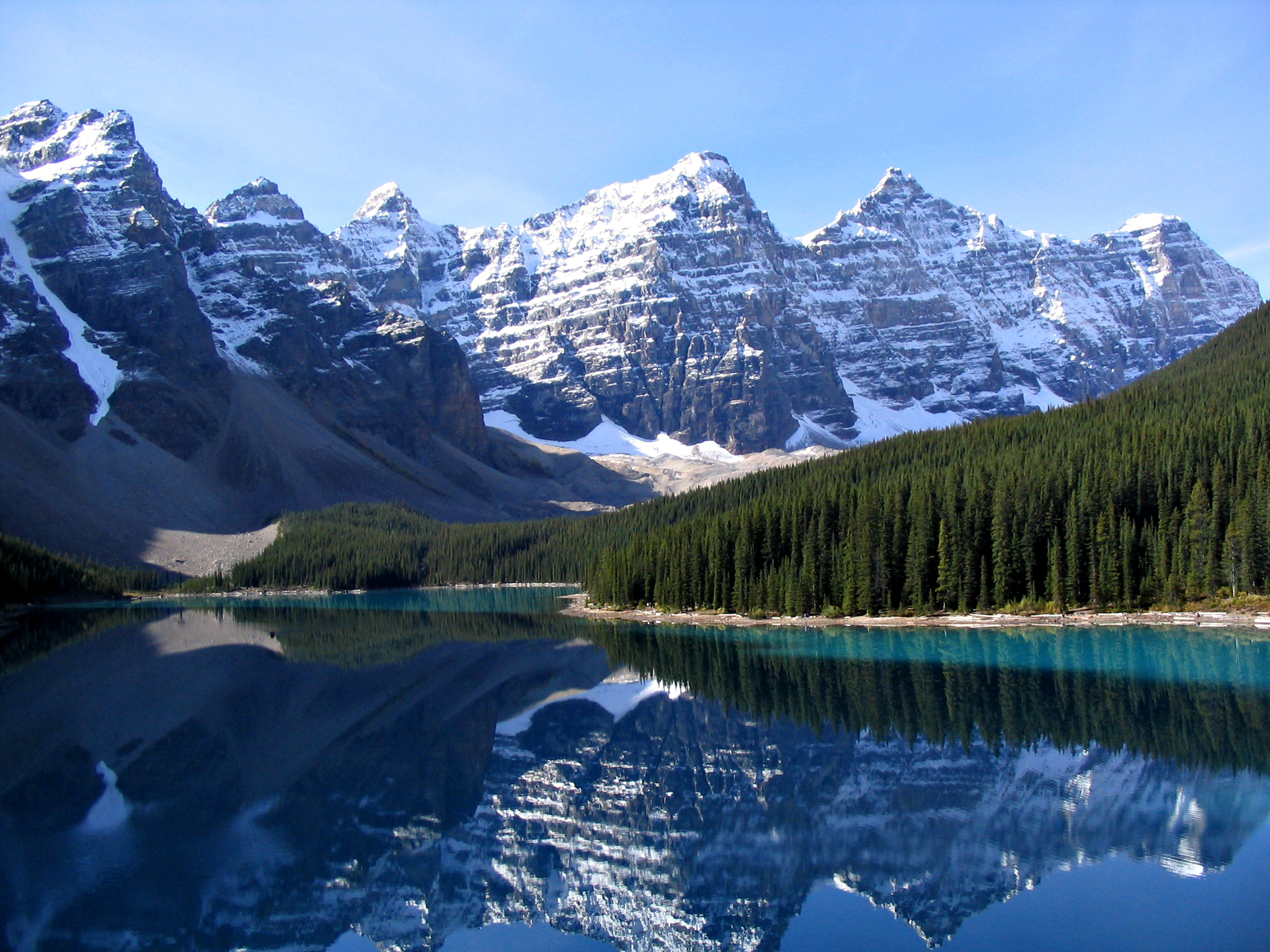 Moraine Lake, and the Valley of the Ten Peaks, Banff National Park, Alberta, Canada