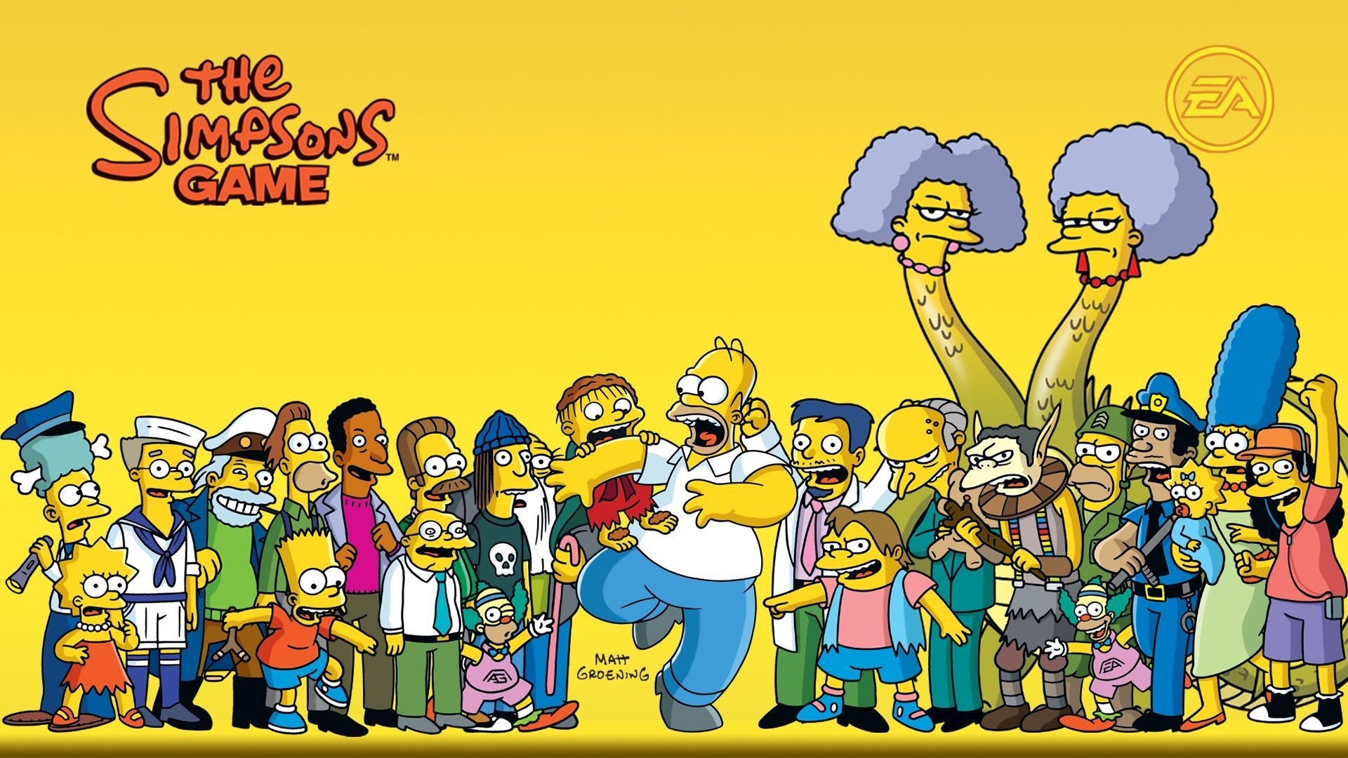 The Simpsons Game Cartoon