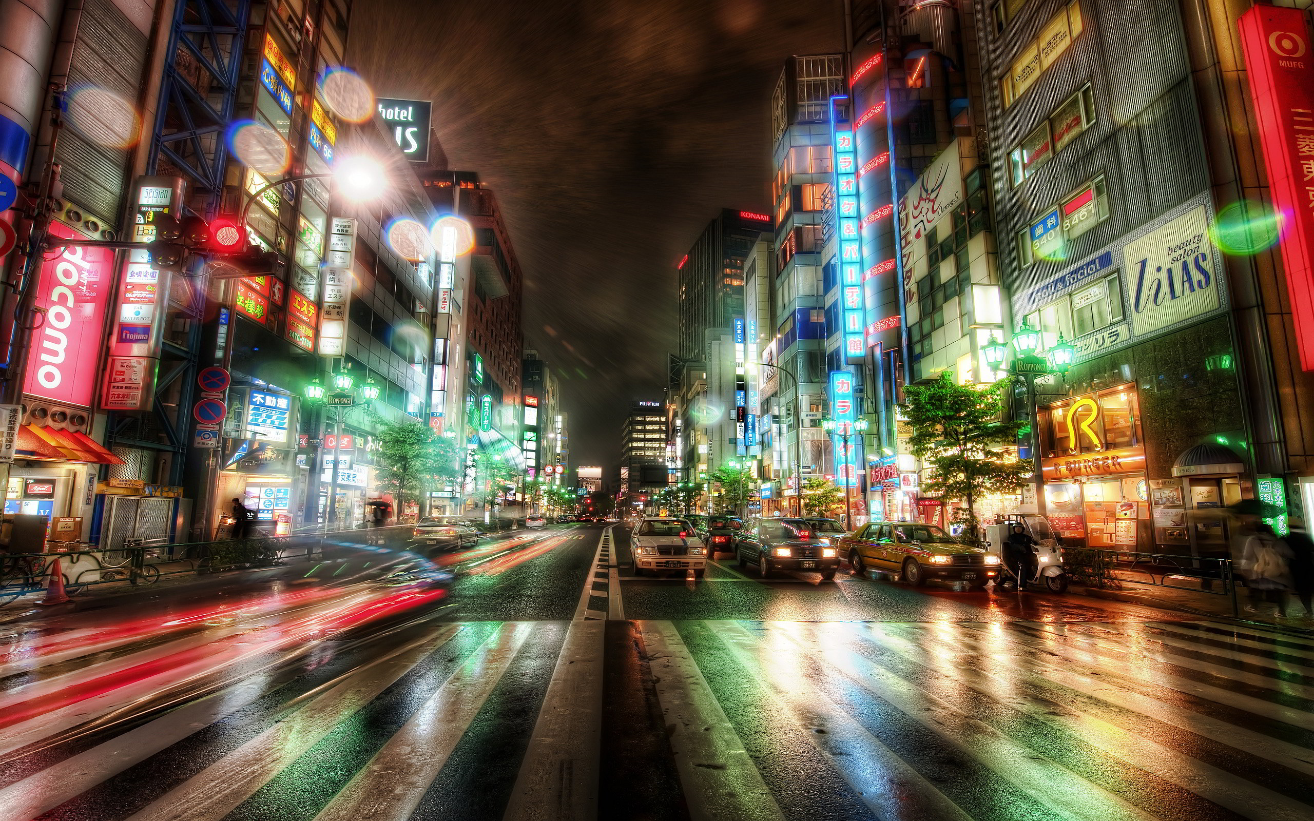 Tokyo city night view