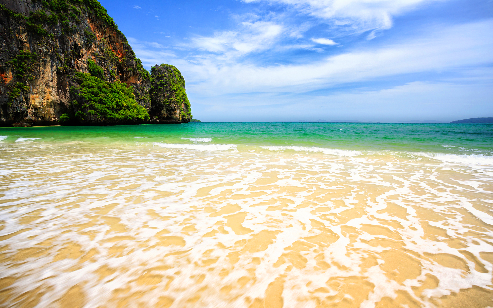 Tropical beach paradise thailand