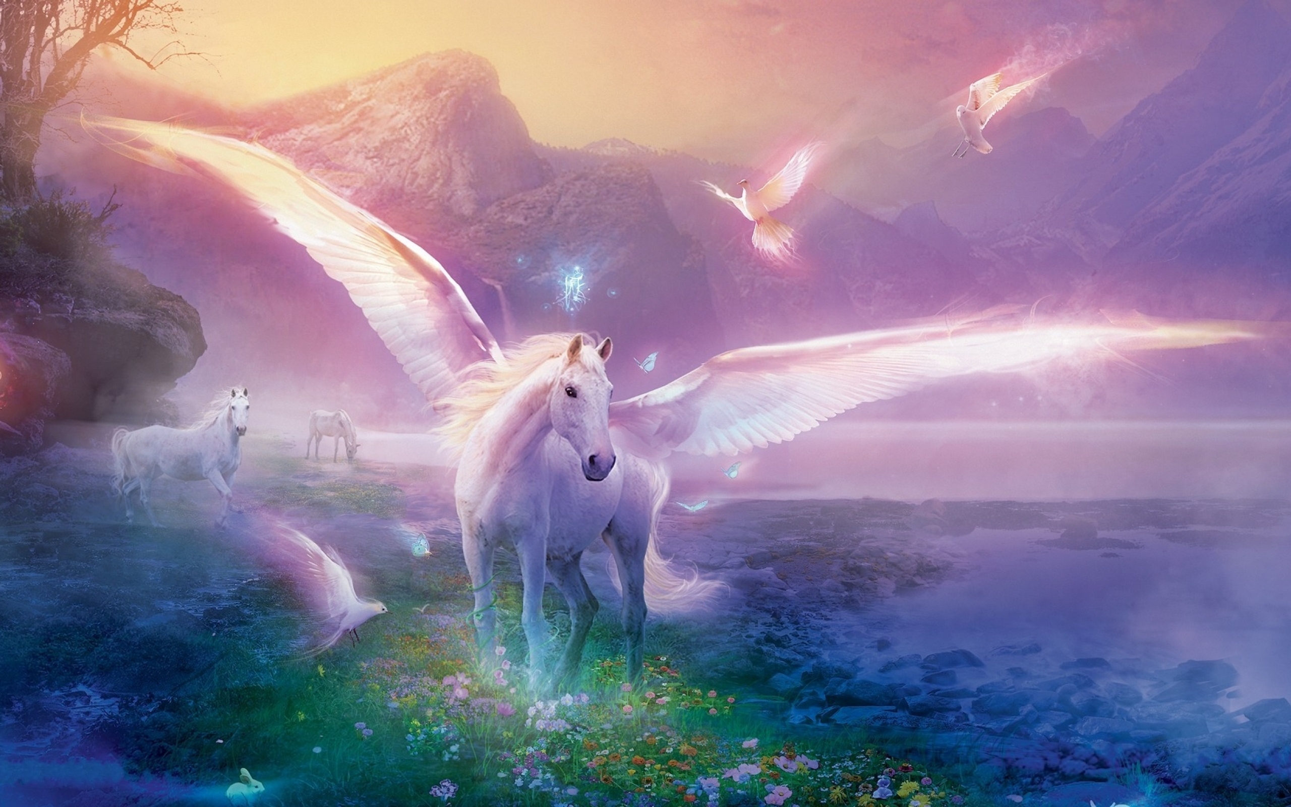 2560x1600 Fantasy Unicorn