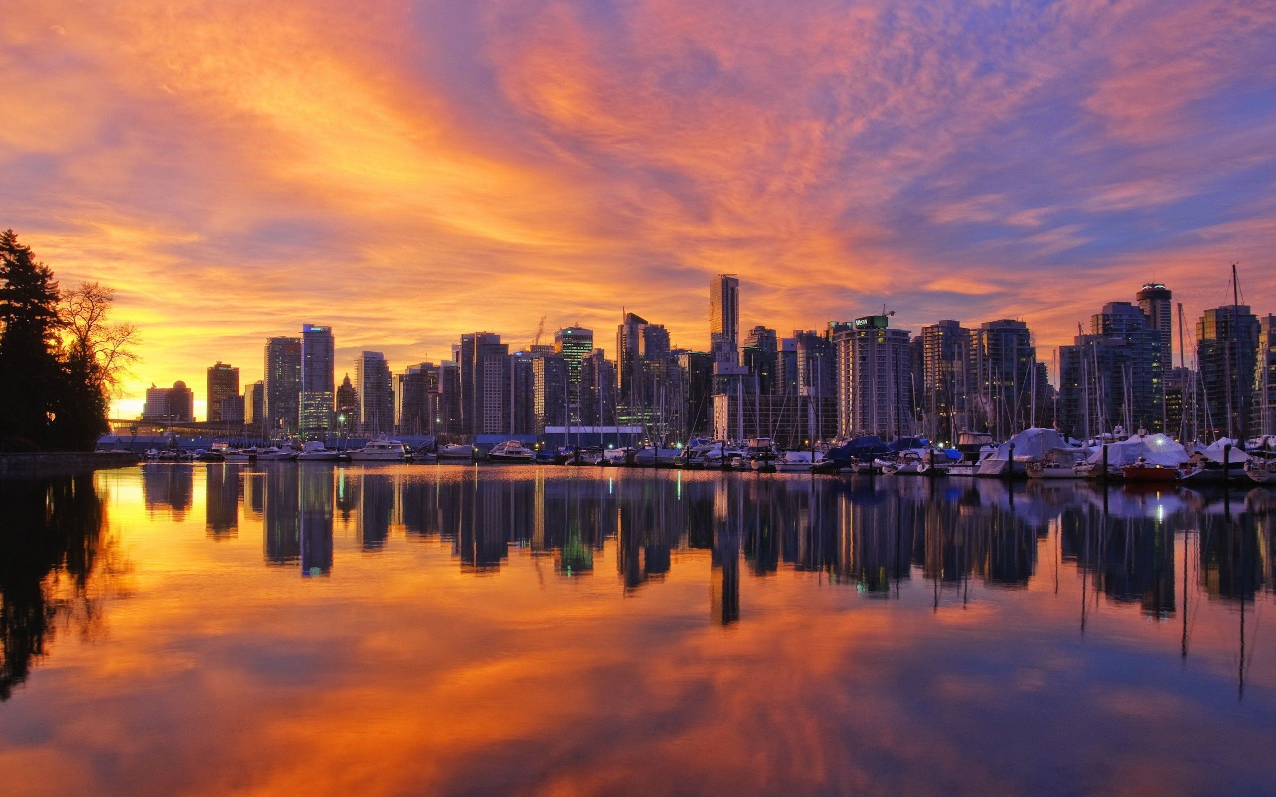 Vancouver Sunset Wallpaper