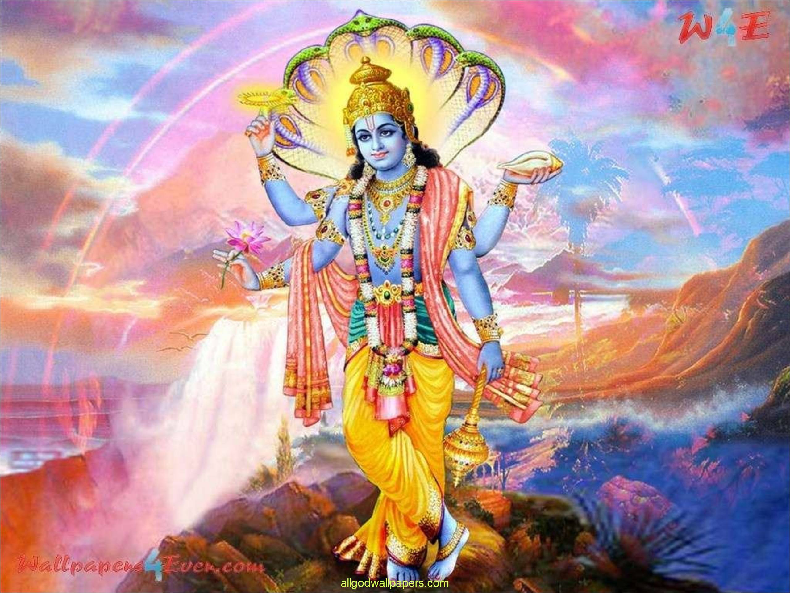 www.allgodwallpapers.com > Wallpapers > Vishnu God Picture