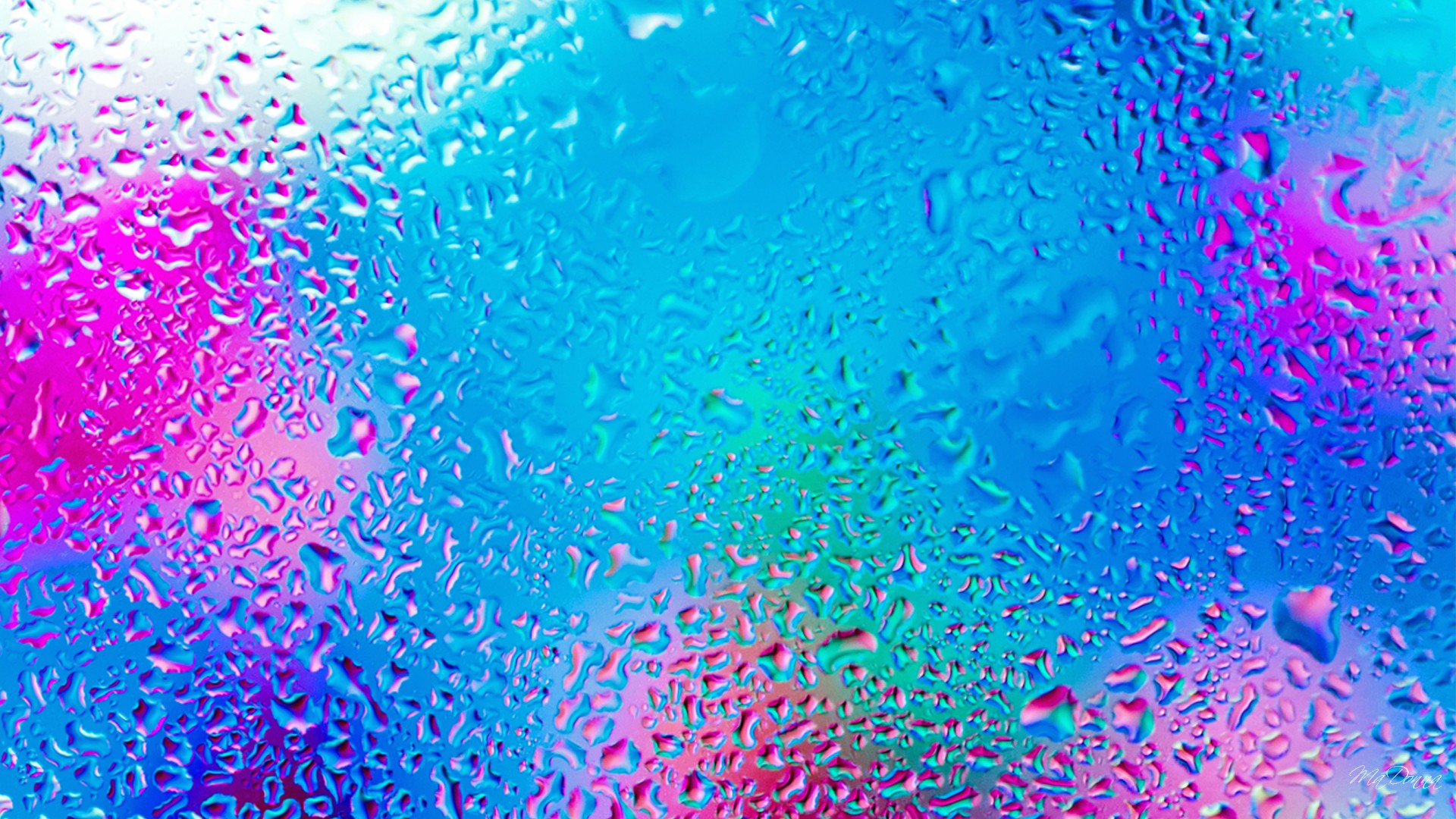 Waterdrops Bright HD Desktop Background wallpaper