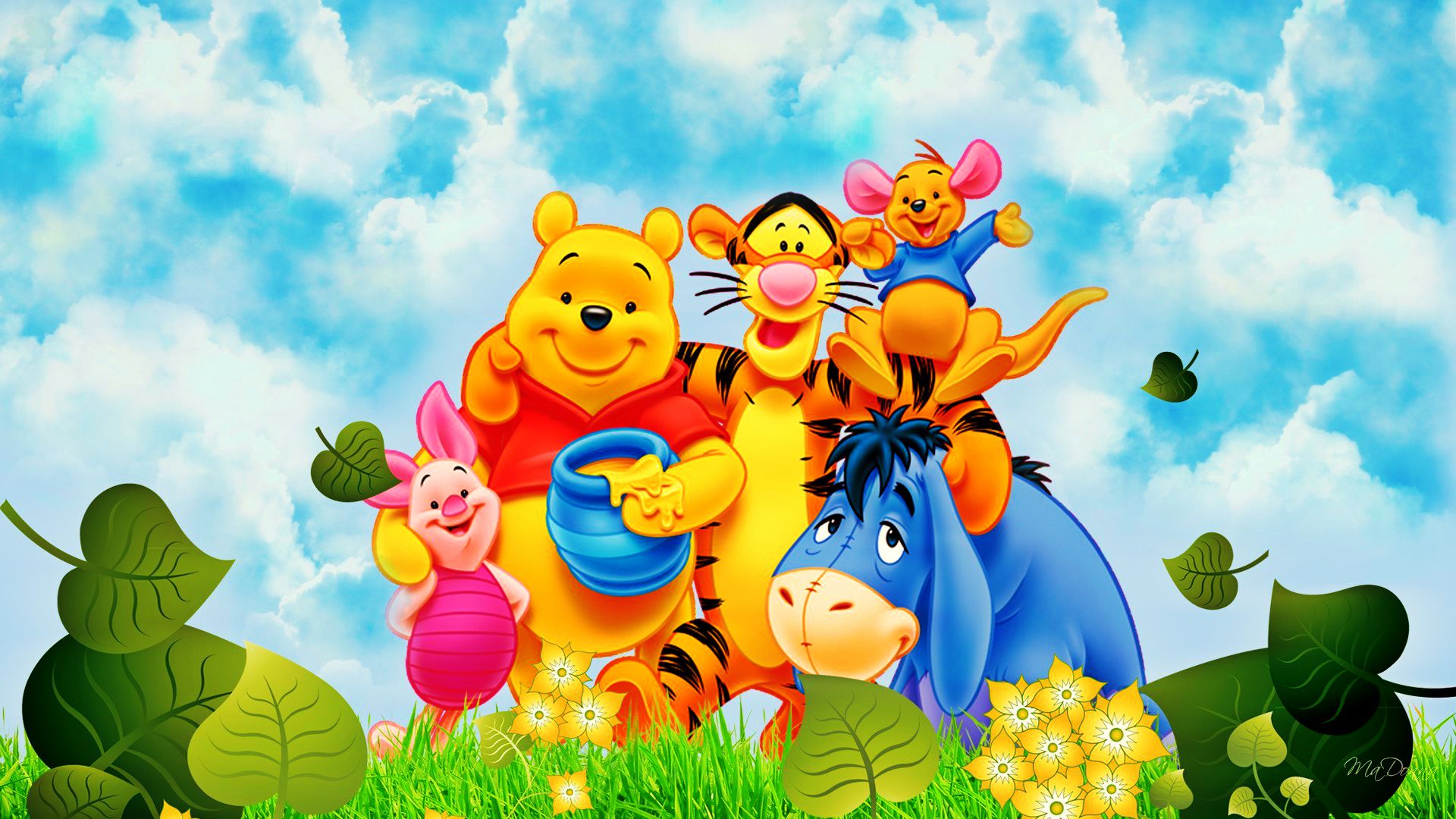... Winnie-The-Pooh-Friends ...