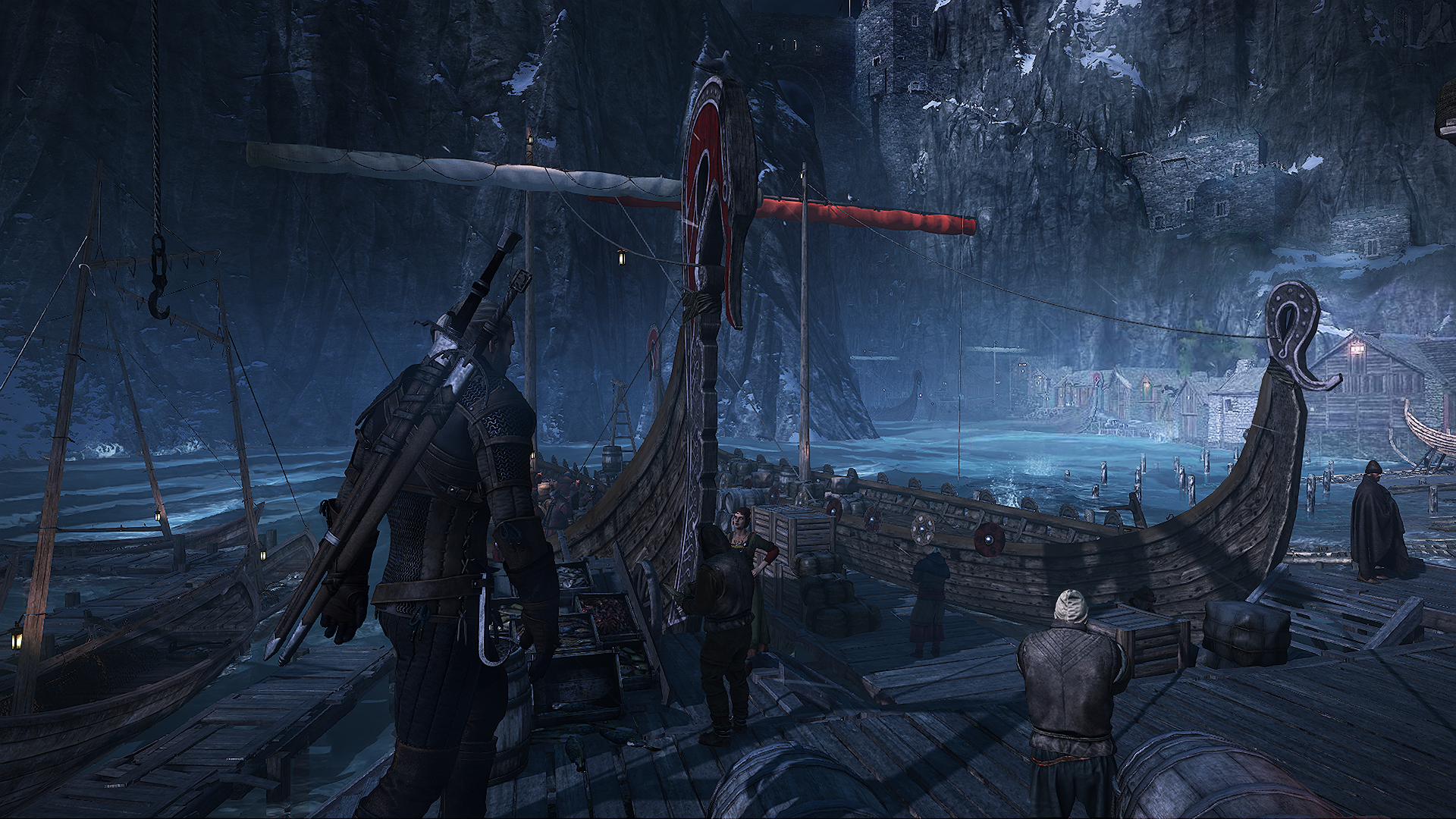 The Witcher 3: Wild Hunt | Docks: More boats. Year of the boat.