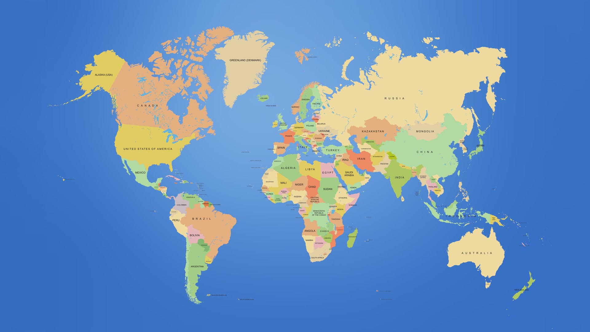 World Map Hd 1920x1080