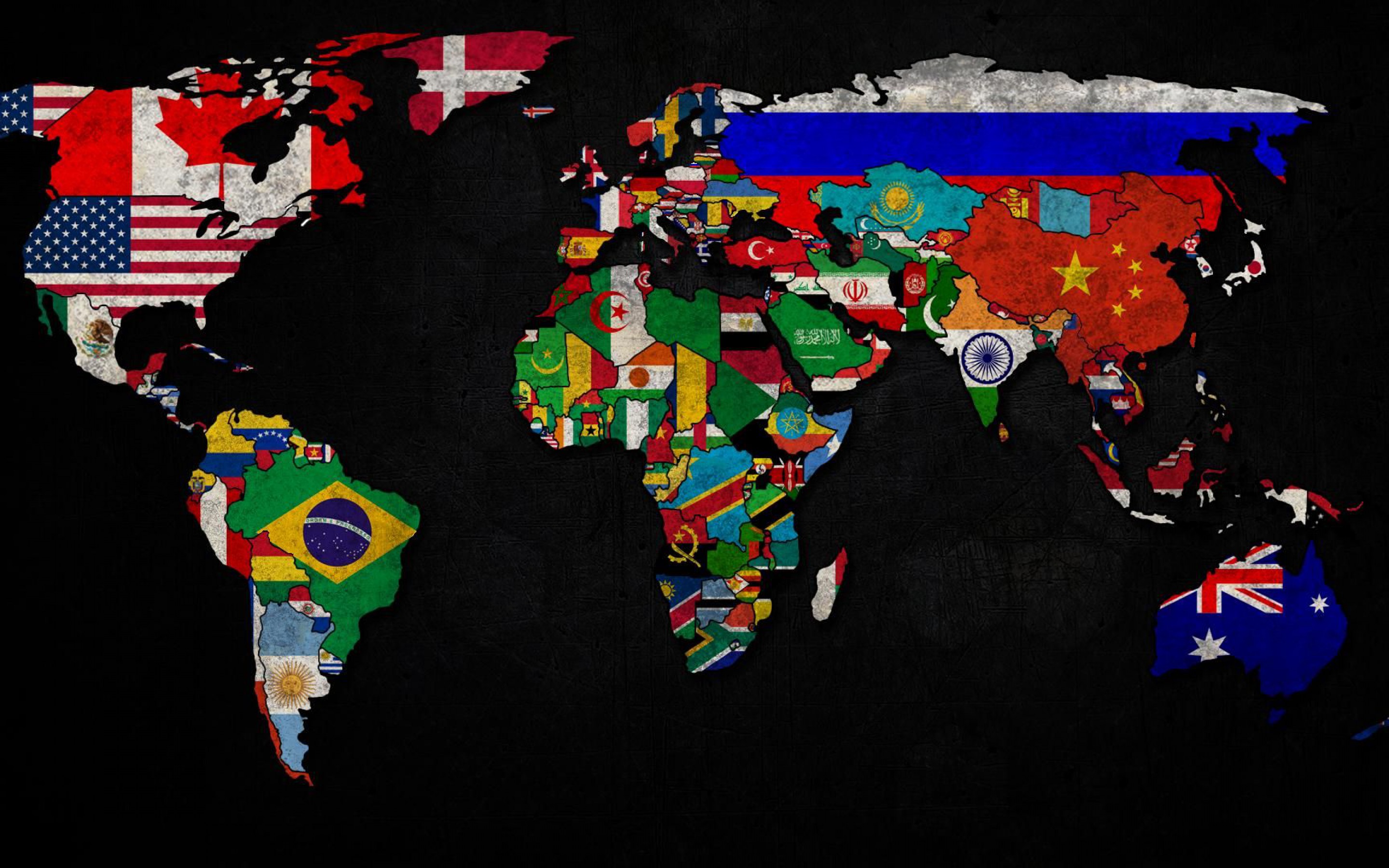 ... World Map Wallpaper ...