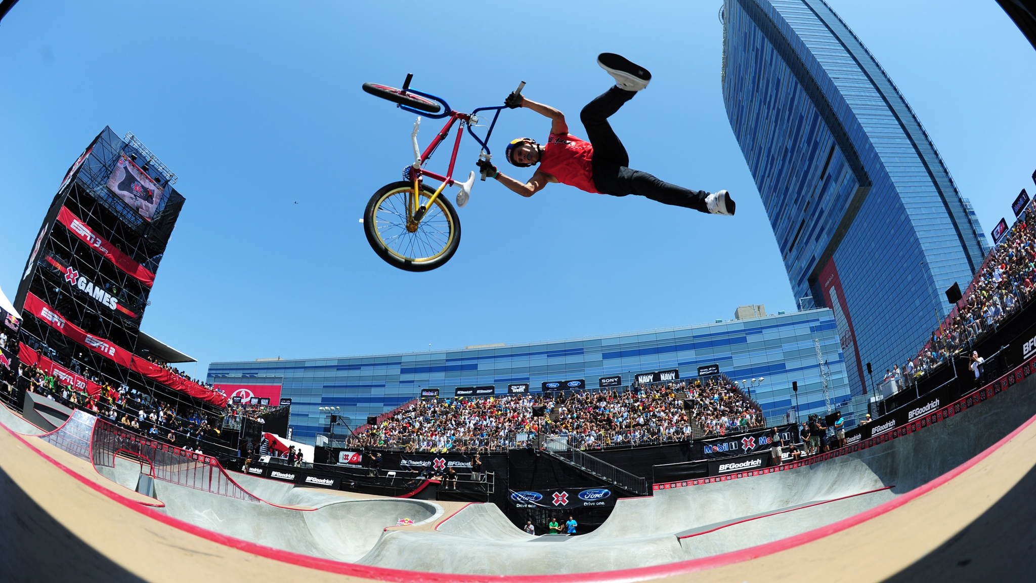 Four-time X Games gold medalist Daniel Dhers is part of a contingent of BMX