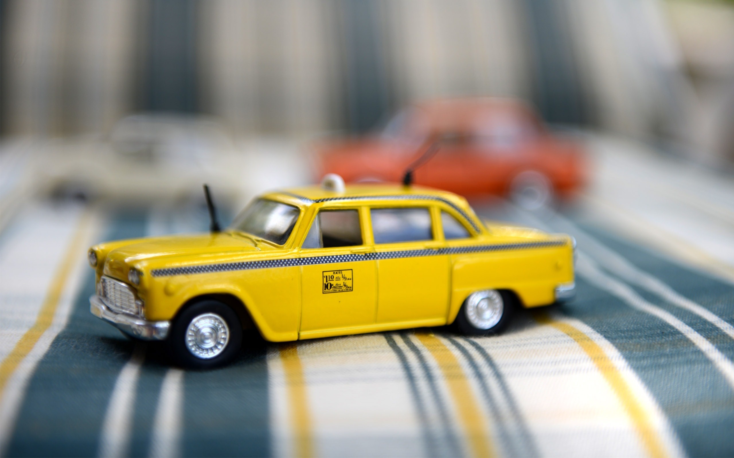 Yellow Cab Car Toy Photo