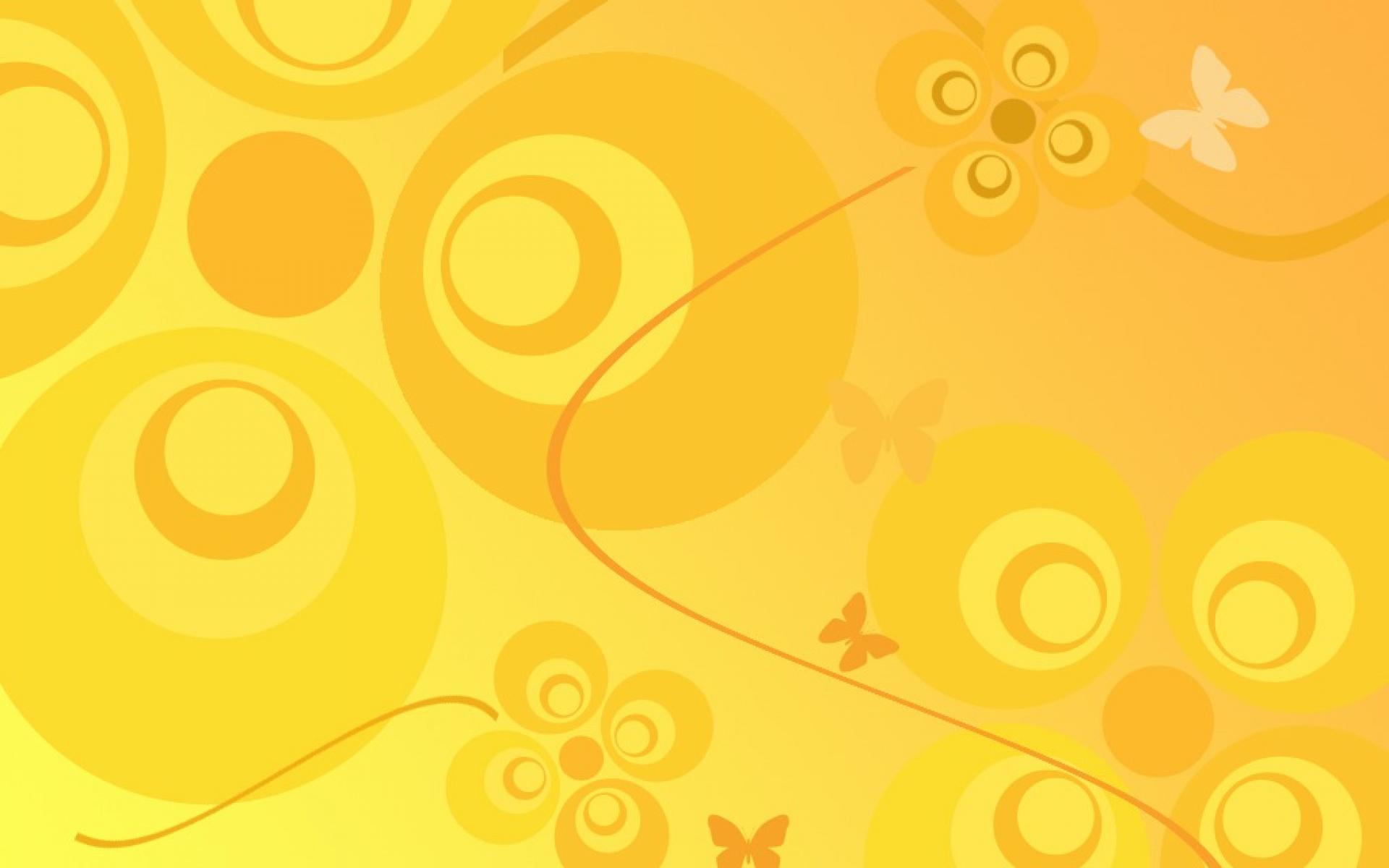 Fun Yellow Flowers Wallpaper