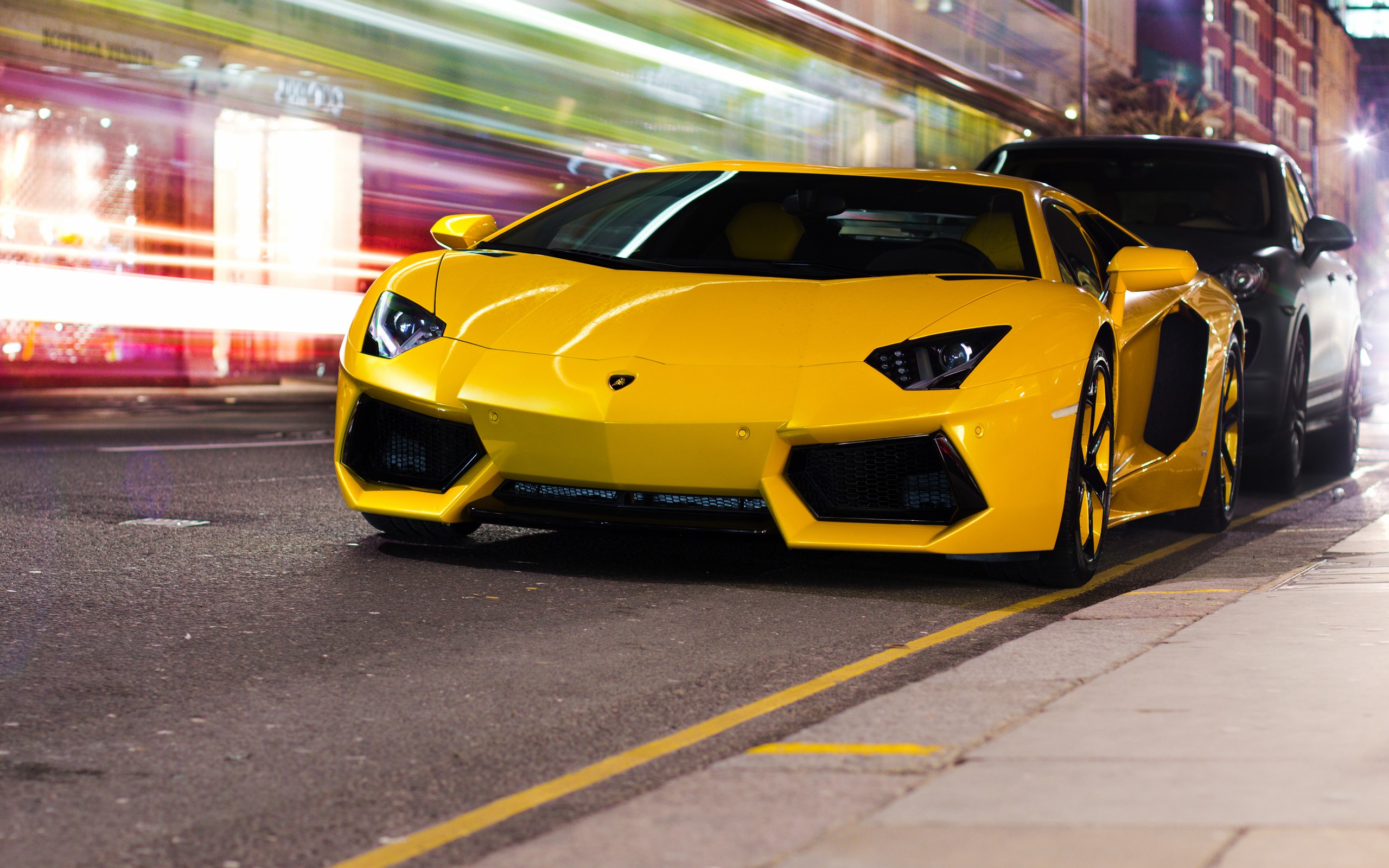 Yellow Lamborghini Reventon