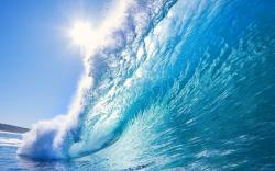 Big blue wave