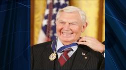 Andy Griffith was awarded the Presidential Medal of Freedom by George W. Bush in 2005