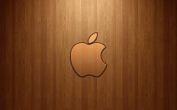 ... Apple logo in wood NEW by UXRO