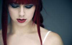 Art Beautiful Redhead Girl