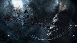 outer space planets asteroids