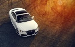Audi RS5 White Car