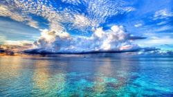 Beautiful Sky And Beach Wallpaper Download Wallpaper