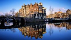 beautiful amsterdam in netherlands