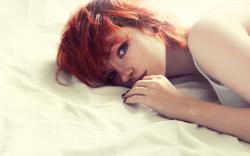 Bed Redhead Girl