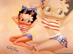 Wallpaper: Betty Boop pinup