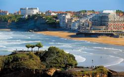 Biarritz beach france