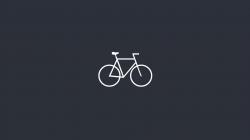Bicycle Minimalistic Art HD Wallpaper