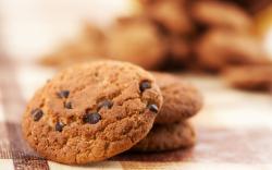 Food Biscuits Chocolate Chips HD Wallpaper