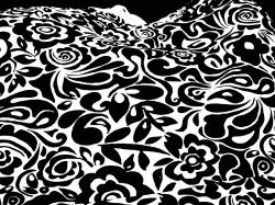 ... Black And White Design Black And White Floral Pattern By Della Stock 8 On Inspiration ...