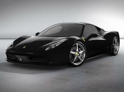 Black Ferrari Wallpaper 054