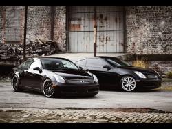 Infiniti G35 Sport Coupe - Photography by Webb Bland Black On Black - 1600x1200 - Wallpaper