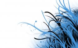 Abstract Blue And White By Phoenixrising Dkewv Desktop Wallpaper