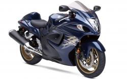 Hayabusa Suzuki Blue Bike