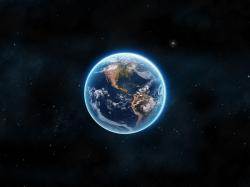 Blue Planet Earth Wallpaper in 1600x1200 Normal