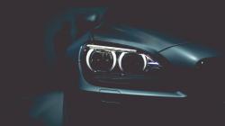 BMW Headlight Close-Up