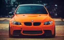 BMW M3 Orange Car