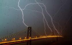 Bridge lightning Wallpapers Pictures Photos Images. «