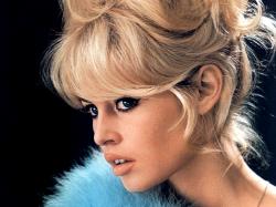 Brigitte Bardot, formerly one of the most beautiful women in the world, is now