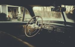 Car Classic Interior Steering Wheel