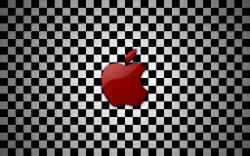 apple, wallpapers, checkered, sizes