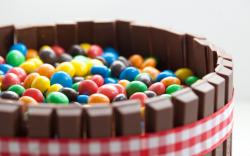 Chocolate Candy Colorful Basket