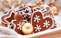 Lovely Christmas Cookies Wallpaper
