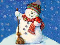 View And Download Christmas Snowman Wallpapers ...