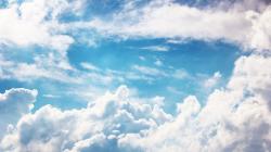 ... White Clouds Wallpaper