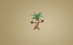 Coconut Tree Smile Minimalism Art