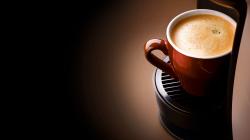 Coffee cup close up wallpaper