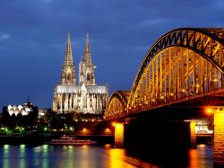 Rhine River, Hohenzollern Bridge, Cologne Cathedral – Deutz, Cologne, Germany