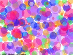 1152x864 Wild Colored Bubbles desktop wallpaper